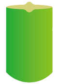 Gazon artificiel de type nervuré